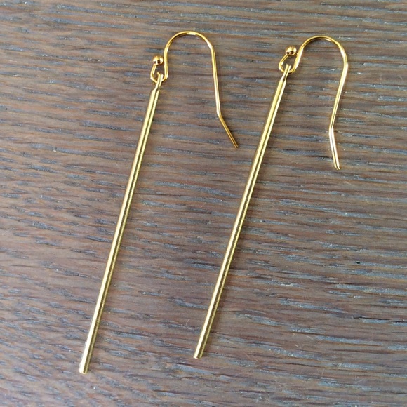 New Handcrafted Lightweight Brass Earrings - Picture 4 of 7